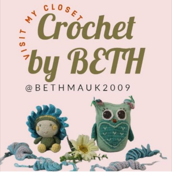 SOLD! Ice-cream Cone Crochet Keychain HANDCRAFTED Handmade - Picture 4 of 5